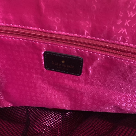 Kate Spade stripe/bow tote bag - Picture 7 of 8